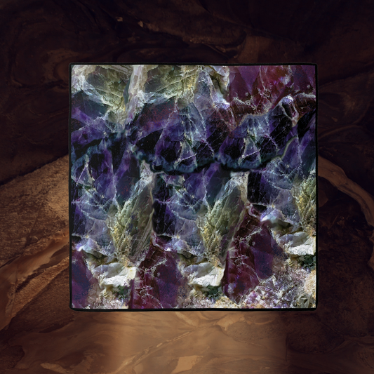 Blue John Stone Silk Twill Scarf
