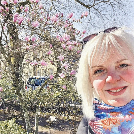 Floral Silk Scarf UK – Timeless British Wildflower Designs | Silktopia