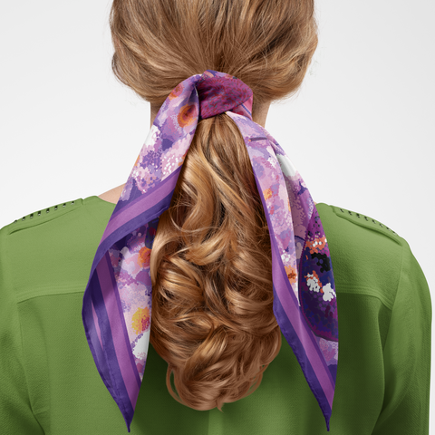 Peacock Butterfly  Silk Twill Scarf | Silktopia