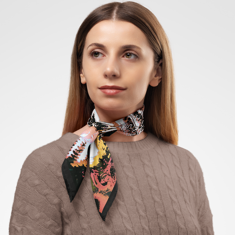 Fossil Silk Twill Scarf