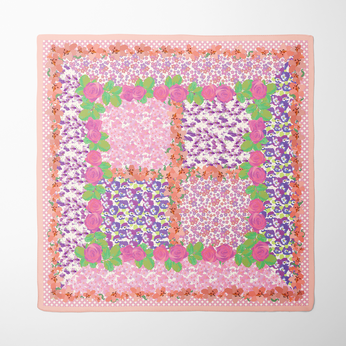 Ditsy Silk Twill Scarf | Silktopia