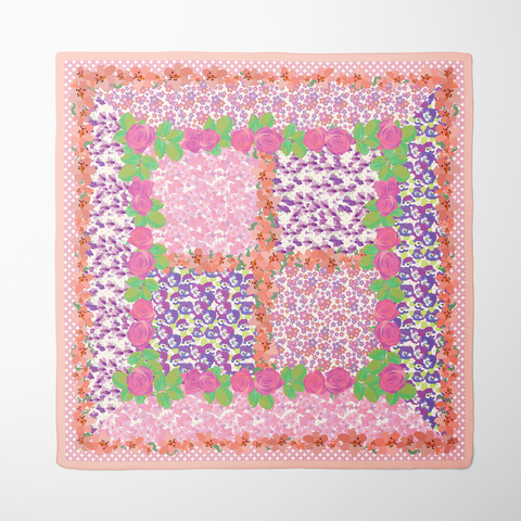 Ditsy Silk Twill Scarf | Silktopia