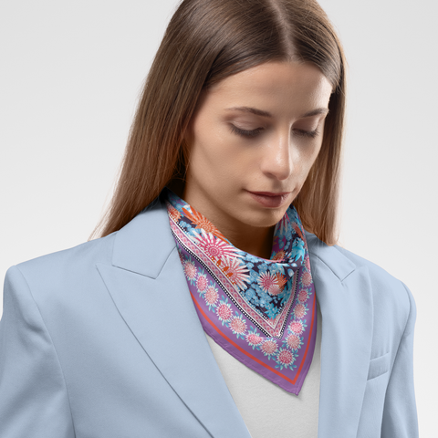 Waterlilies Silk Twill Scarf