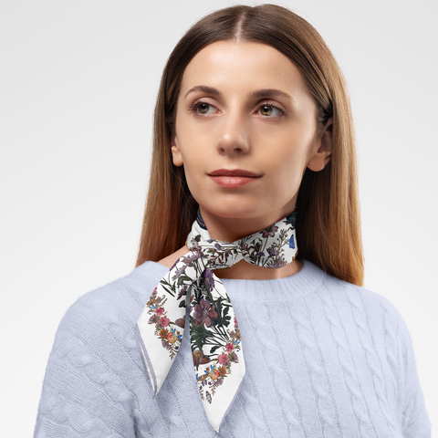 Mermaid’s Pool Silk Twill Scarf
