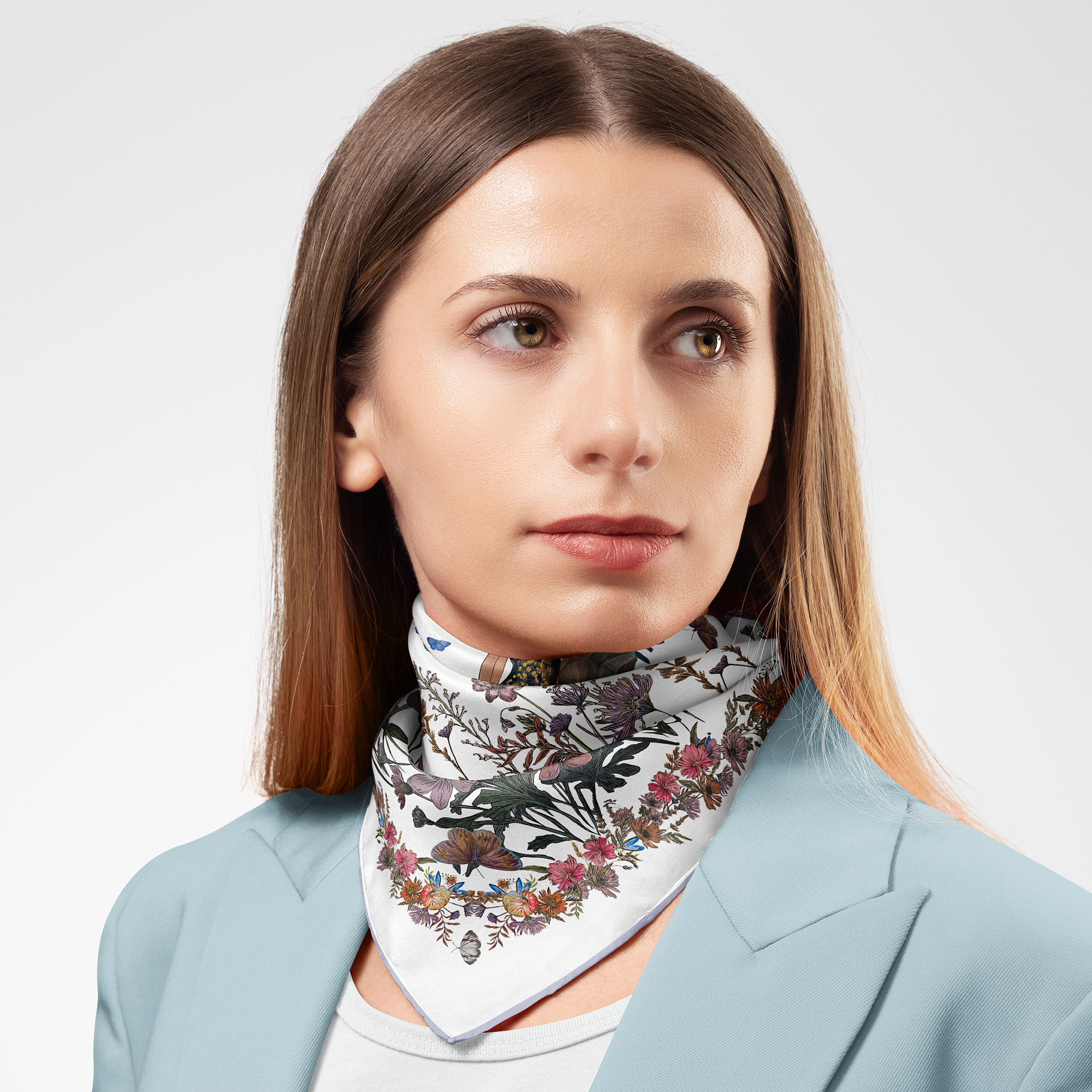 Mermaid’s Pool Silk Twill Scarf