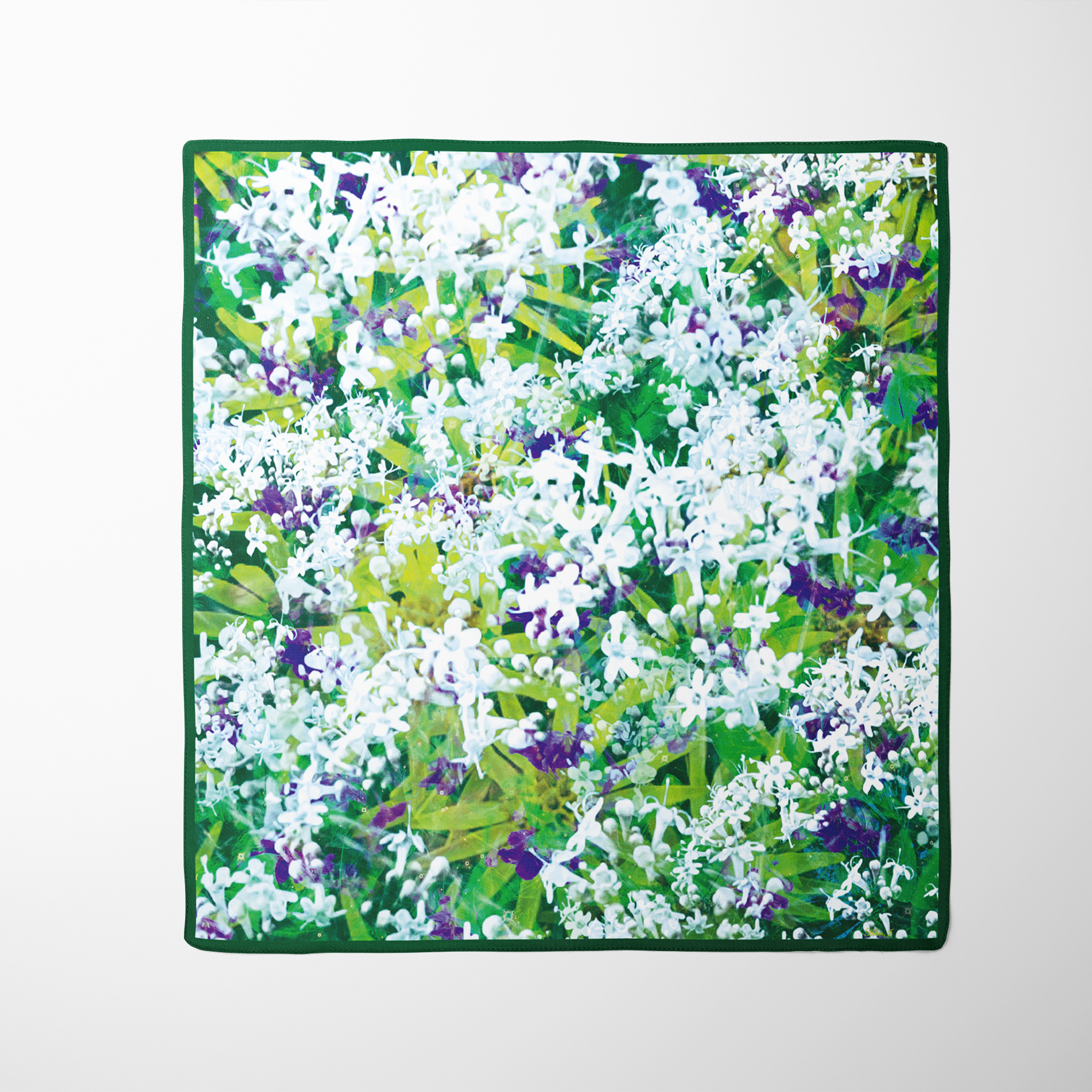 Wild Flowers Silk Twill Scarf