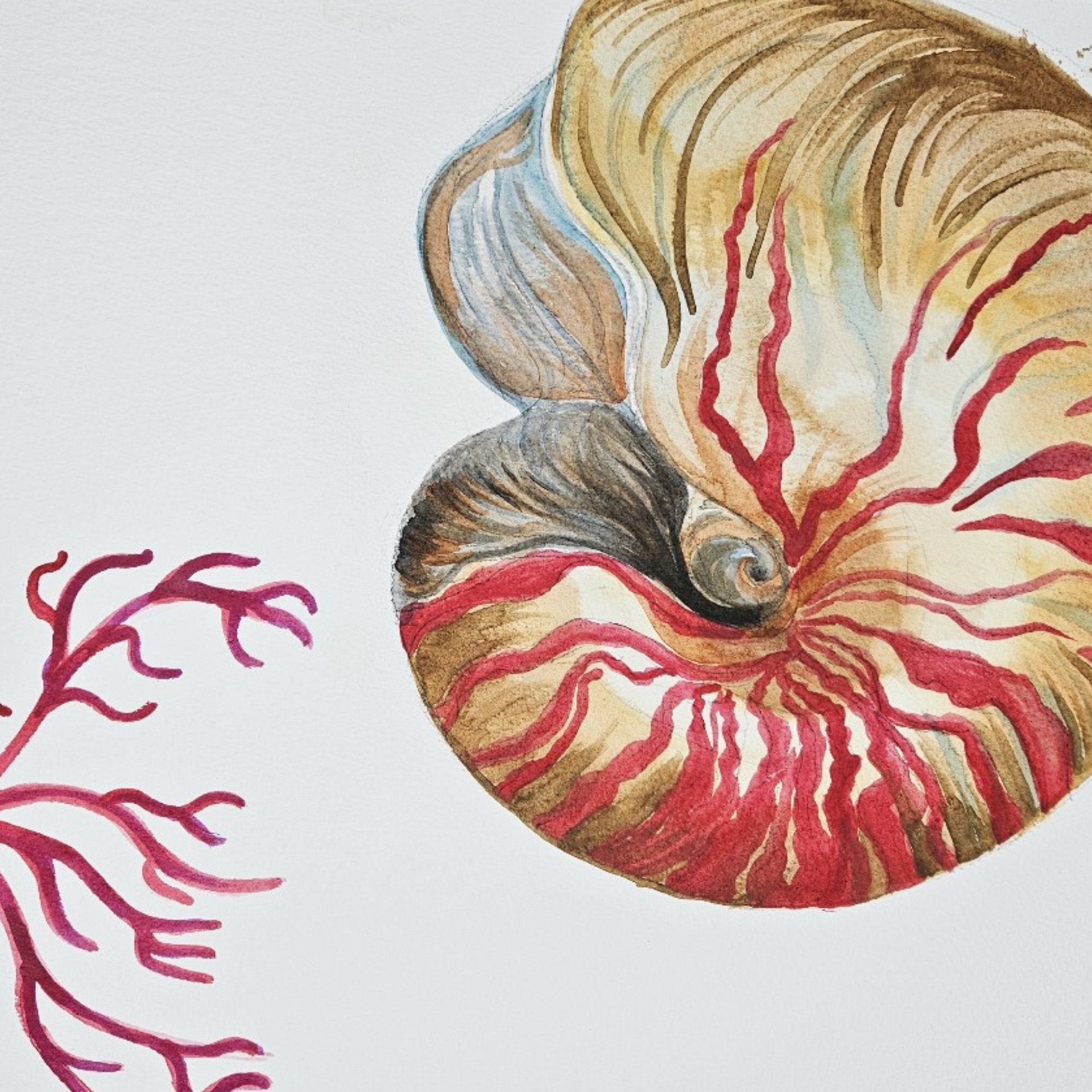 Artwork - Design Development Tropical - Watercolour
