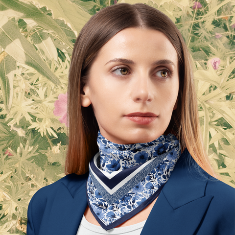 Luds Church – Woodland Flora Silk Scarf
