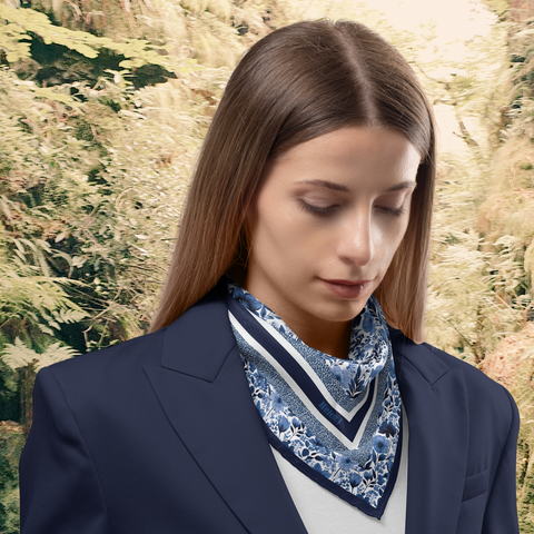 Luds Church – Woodland Flora Silk Scarf