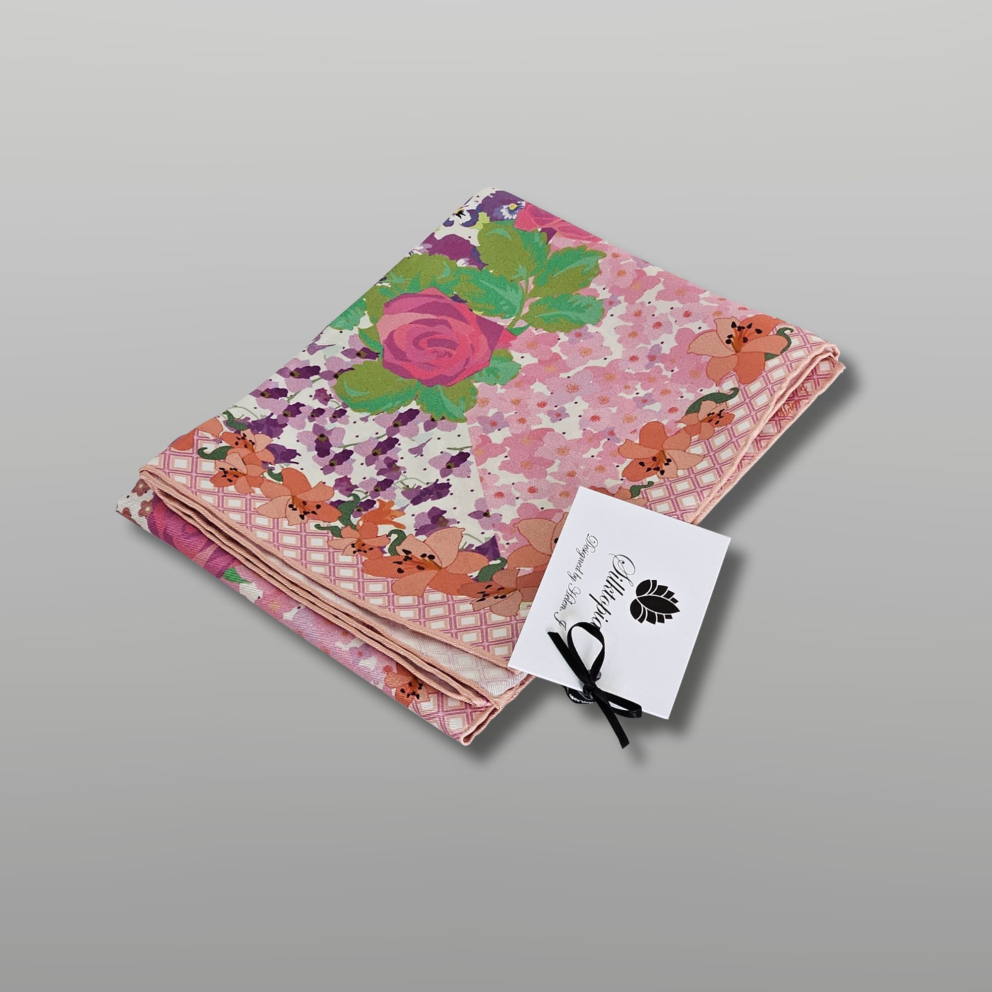 Ditsy  Silk Twill Scarf | Silktopia