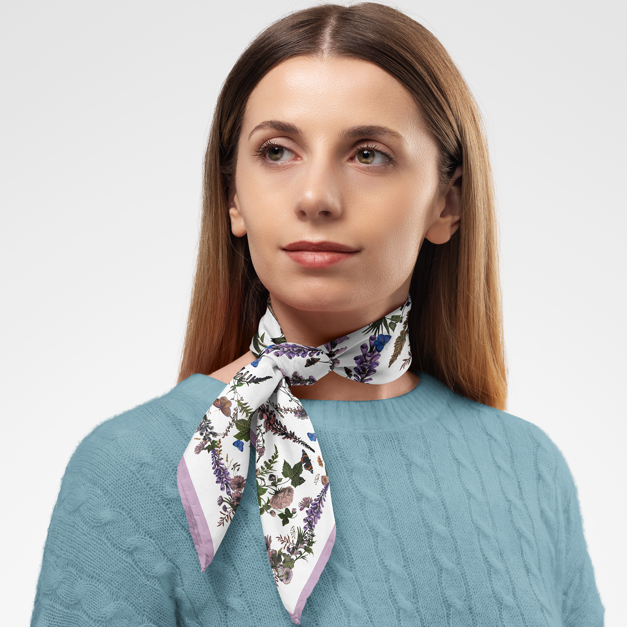 The Small-Tooth Dog Silk Twill Scarf