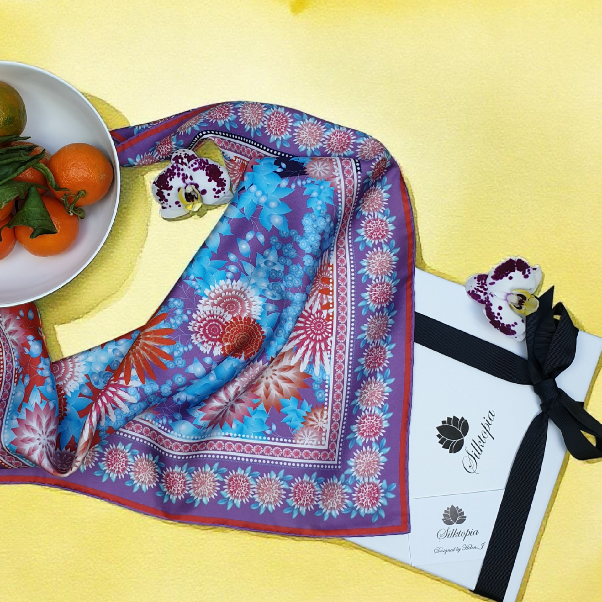 women’s silk scarf UK